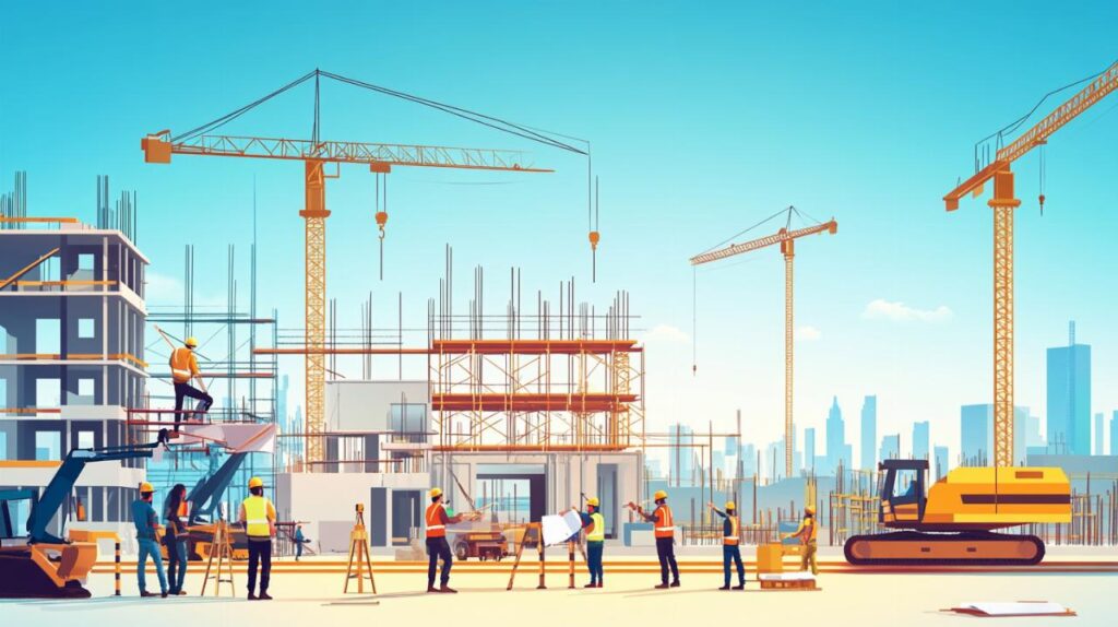 ¿Cuáles son los actores en un sitio de construcción? Roles y responsabilidades de albañiles y operadores de maquinaria